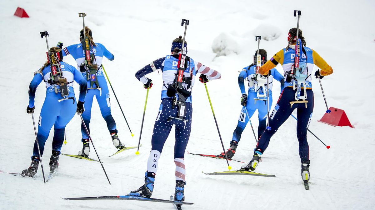 Biathlon-Frauen: Verfolgungsjagd in der Loipe