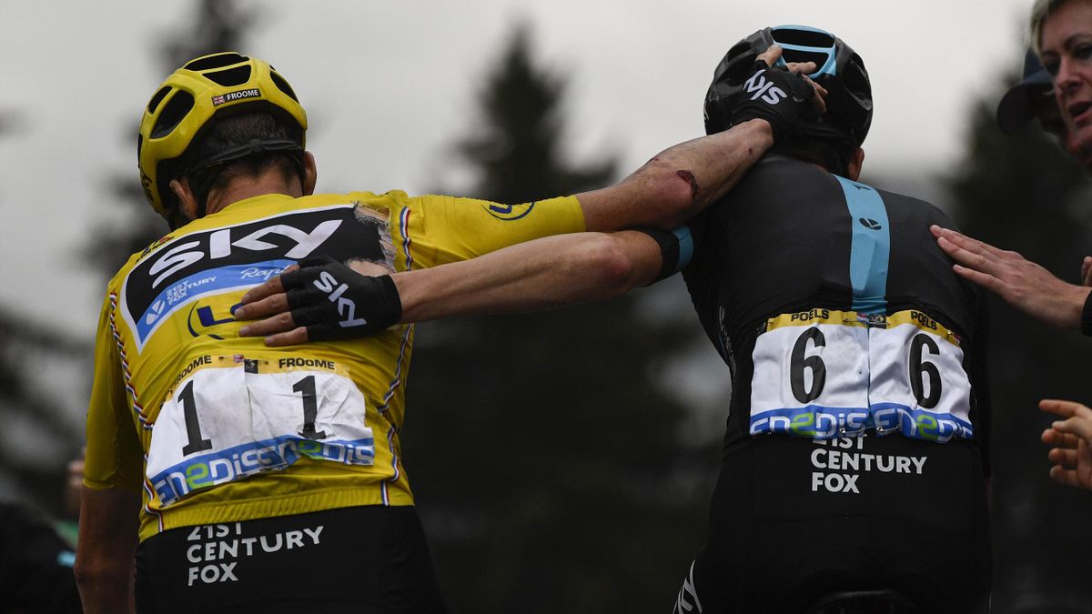 Christopher Froome peut remercier ses coéquipiers et Wout Poels lors de la 19e étape du Tour 2016
