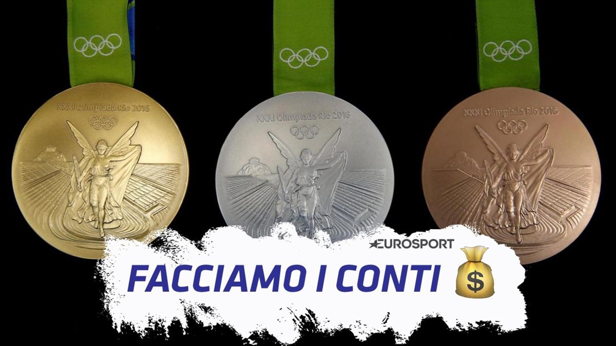 Facciamo i conti: in Italia l'oro olimpico vale più che in Francia, Cina e USA