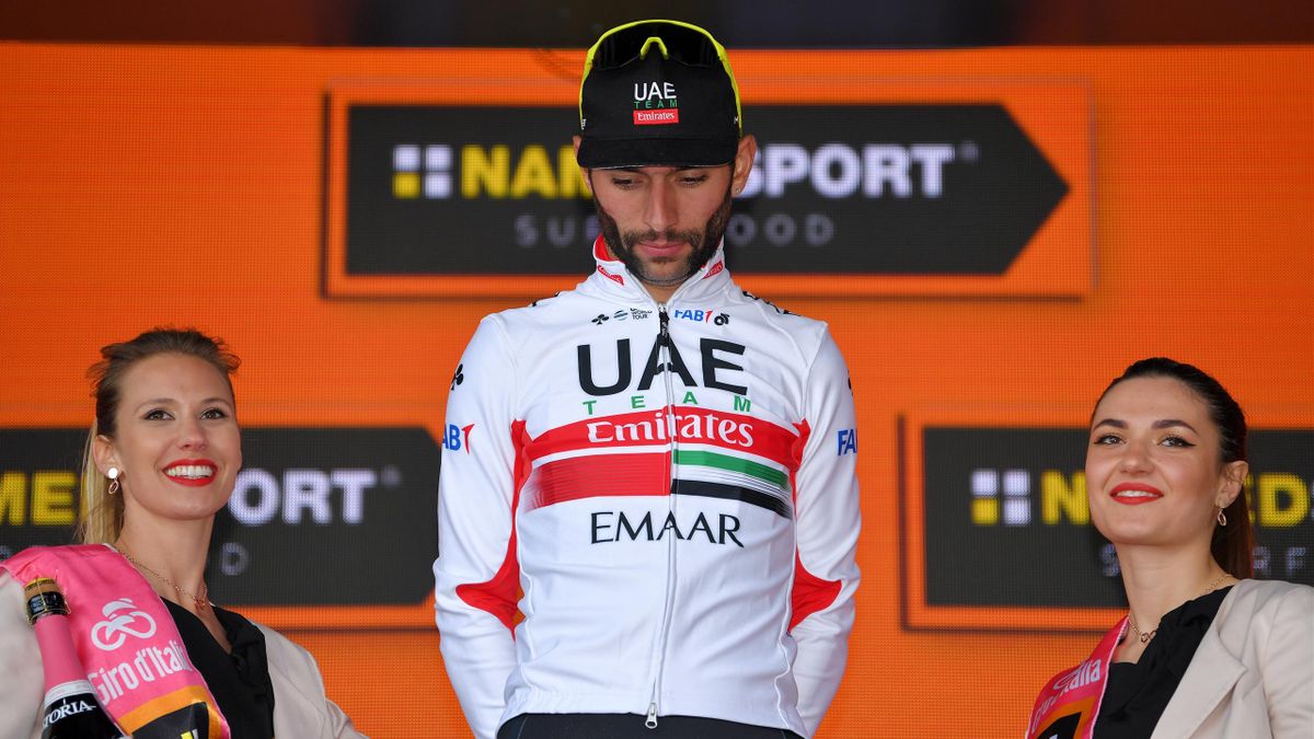 Fernando Gaviria sul podio nella 3a tappa del Giro d'Italia, Giro d'Italia 2019, Ciclismo