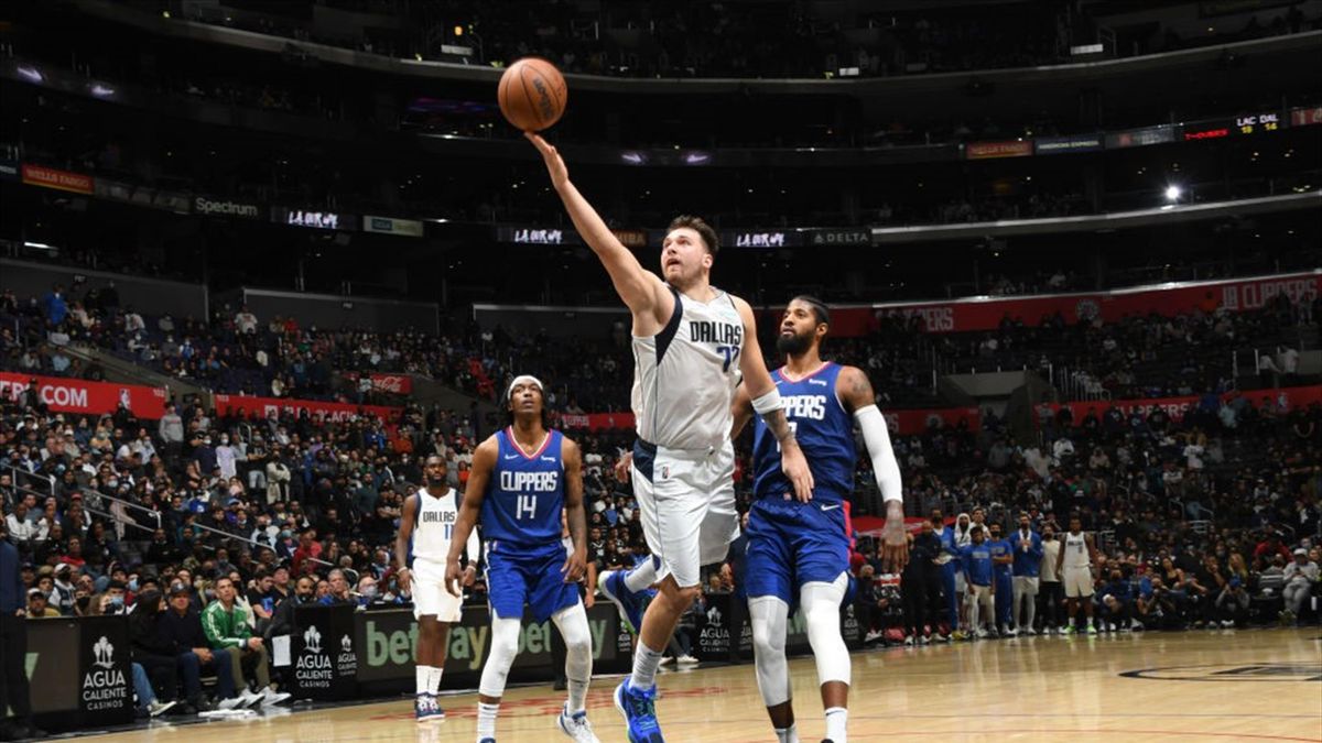 Regreso triunfal de Doncic rozando el triple-doble para lograr un victorión ante los Clippers