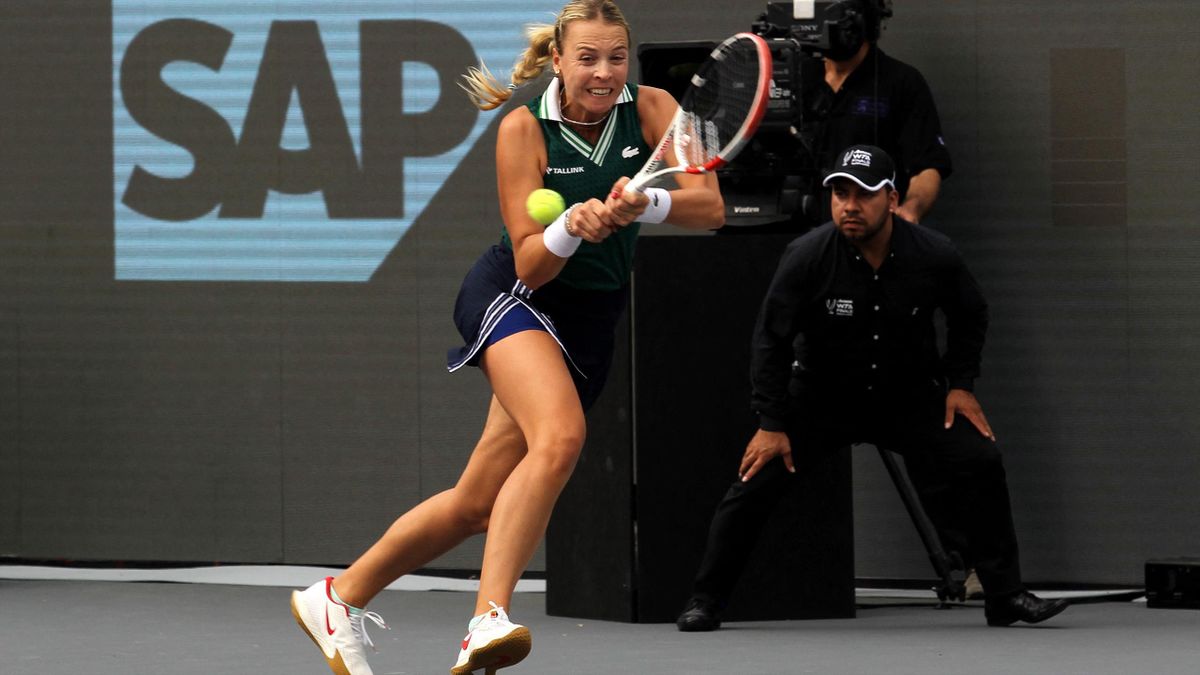 Anett Kontaveit gra w WTA Finals