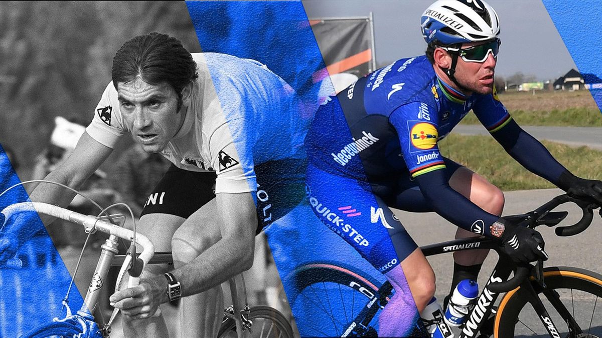 Eddy Merckx vs Mark Cavendish: i due a confronto