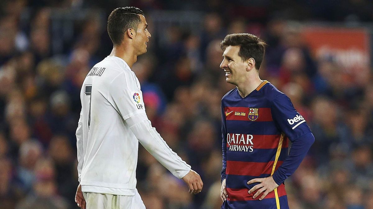 Cristiano Ronaldo y Leo Messi en el Clásico