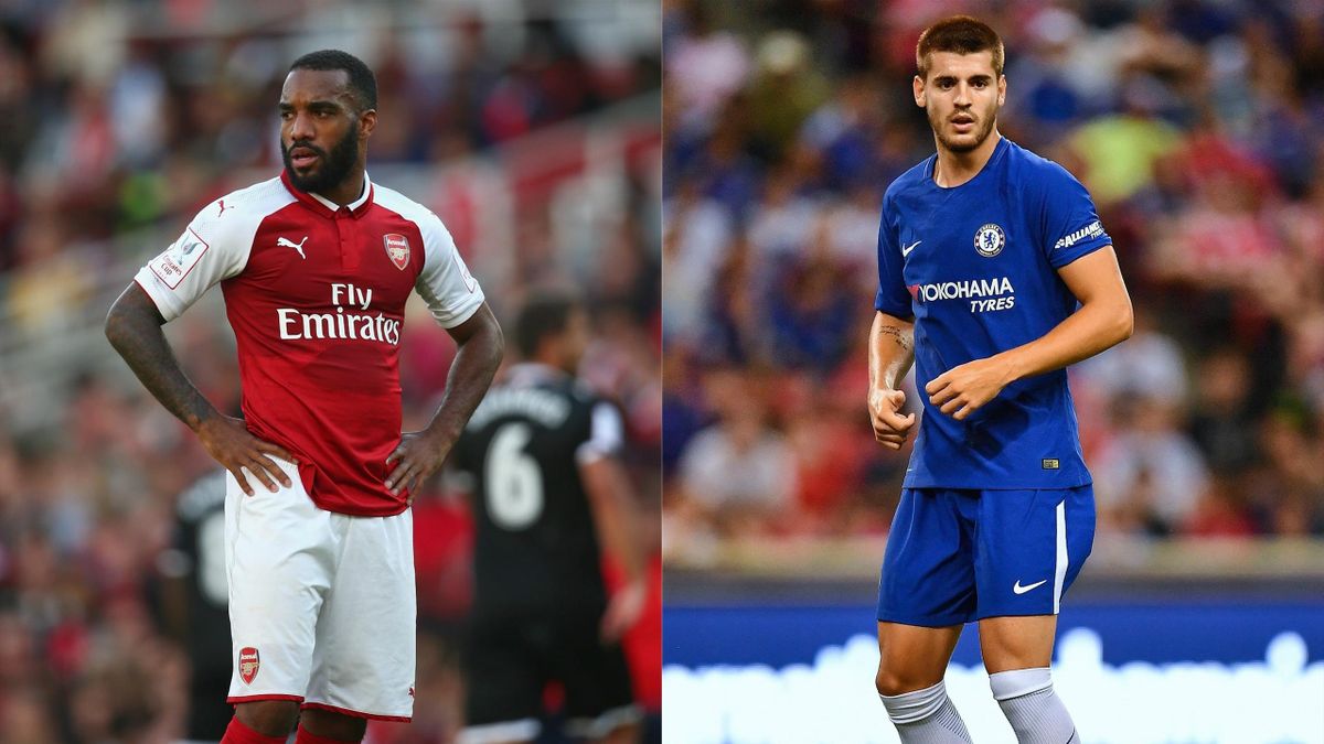 Lacazette et Morata, les nouvelles recrues d'Arsenal et Chelsea.