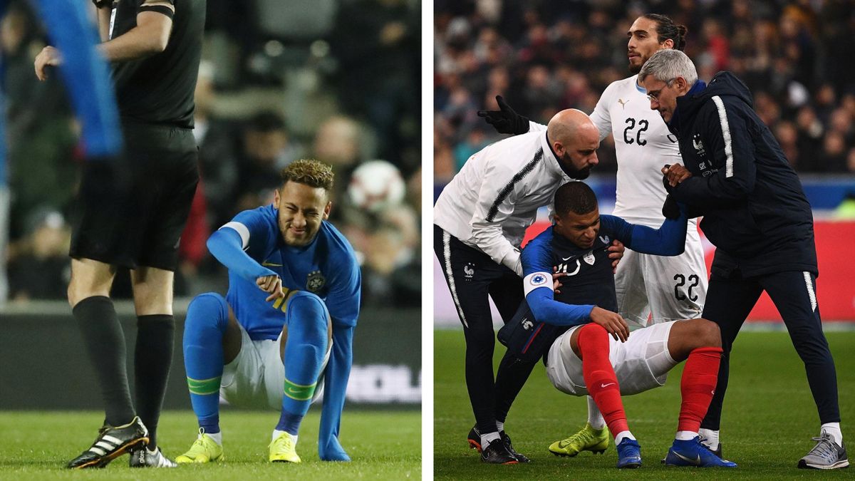 Football News Neymar And Kylian Mbappe Injured On Nightmare Evening For Psg Eurosport