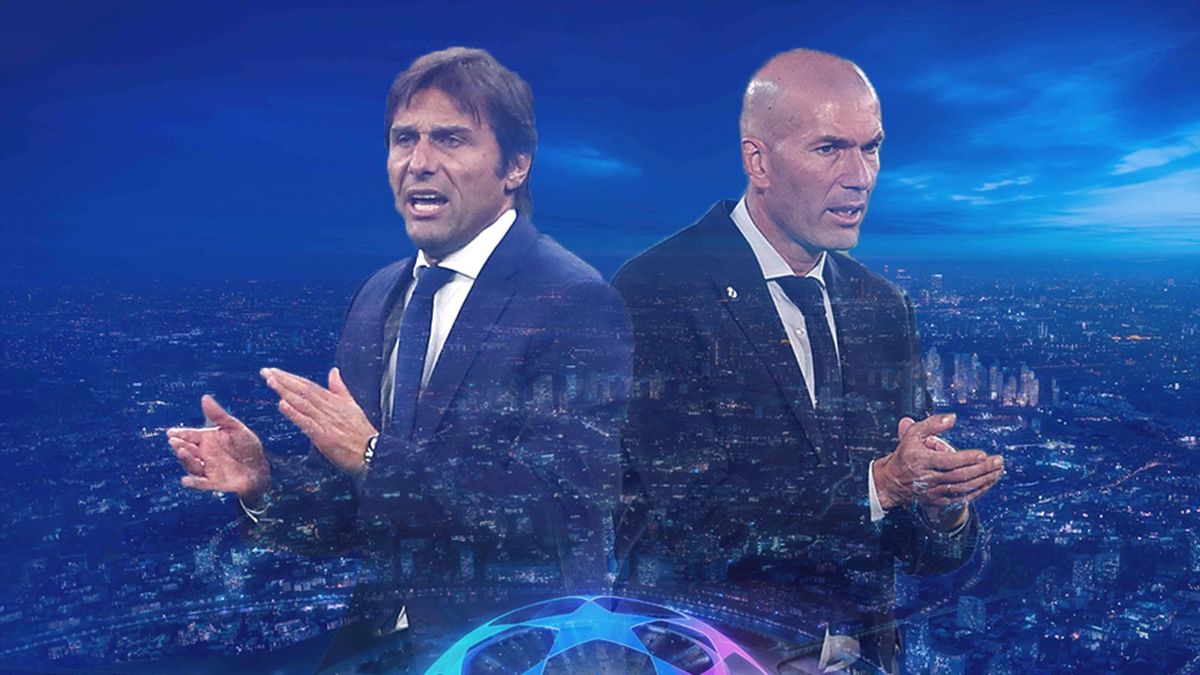 Antonio Conte şi Zinedine Zidane, faţă în faţă ca antrenori