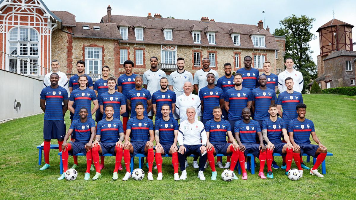 La photo officielle de l'équipe de France pour l'Euro 2020