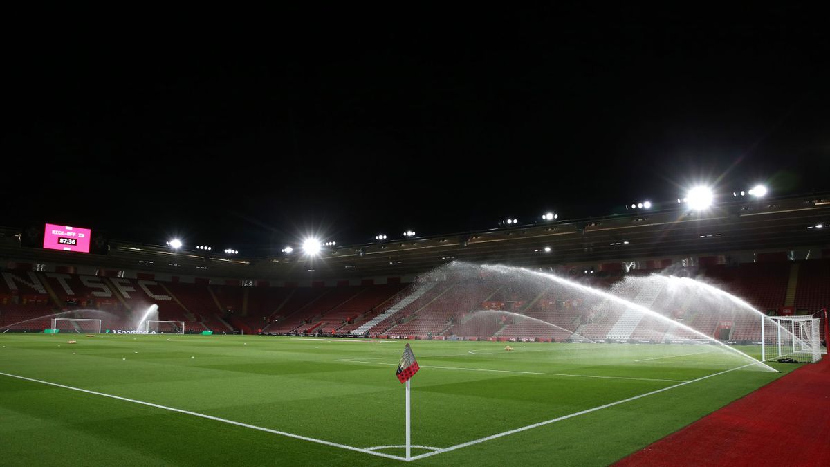 A general view inside the stadium prior to the Premier League match between Southampton and Aston Villa at St Mary's Stadium on November 05, 2021 in Southampton, England.