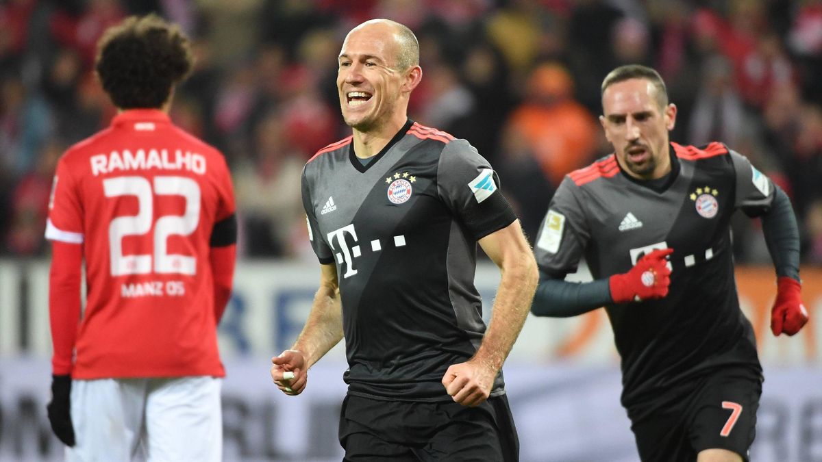 Mainz 05 Fc Bayern Arjen Robben Glanzt Beim Sieg Des Rekordmeisters Eurosport