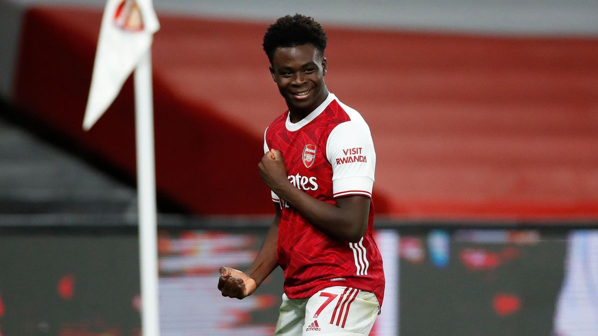 Saka uno de los mejores jugadores jóvenes de la Premier League.