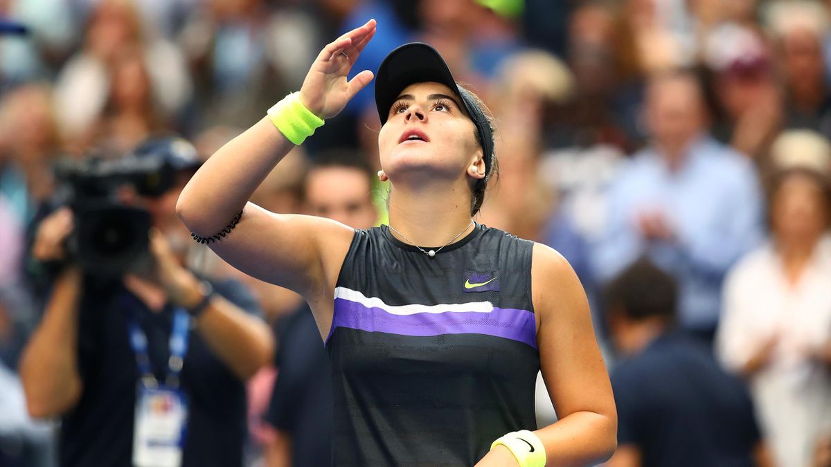 Bianca Andreescu of Canada celebrates winning the Women's Singles final match against against Serena Williams of the United States on day thirteen of the 2019 US Open at the USTA Billie Jean King National Tennis Center