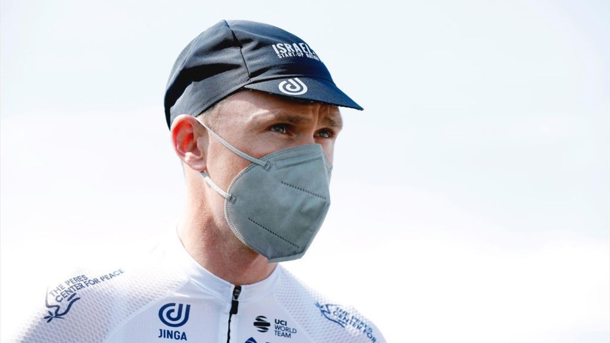 Christopher Froome of United Kingdom and Team Israel Start-Up Nation at start during the 73rd Critérium du Dauphiné 2021, Stage 3 a 172,2km stage from Langeac to Saint Haon Le Vieuxon / #Mask / Covid safety measures / UCIworldtour / #Dauphiné / @dauphine