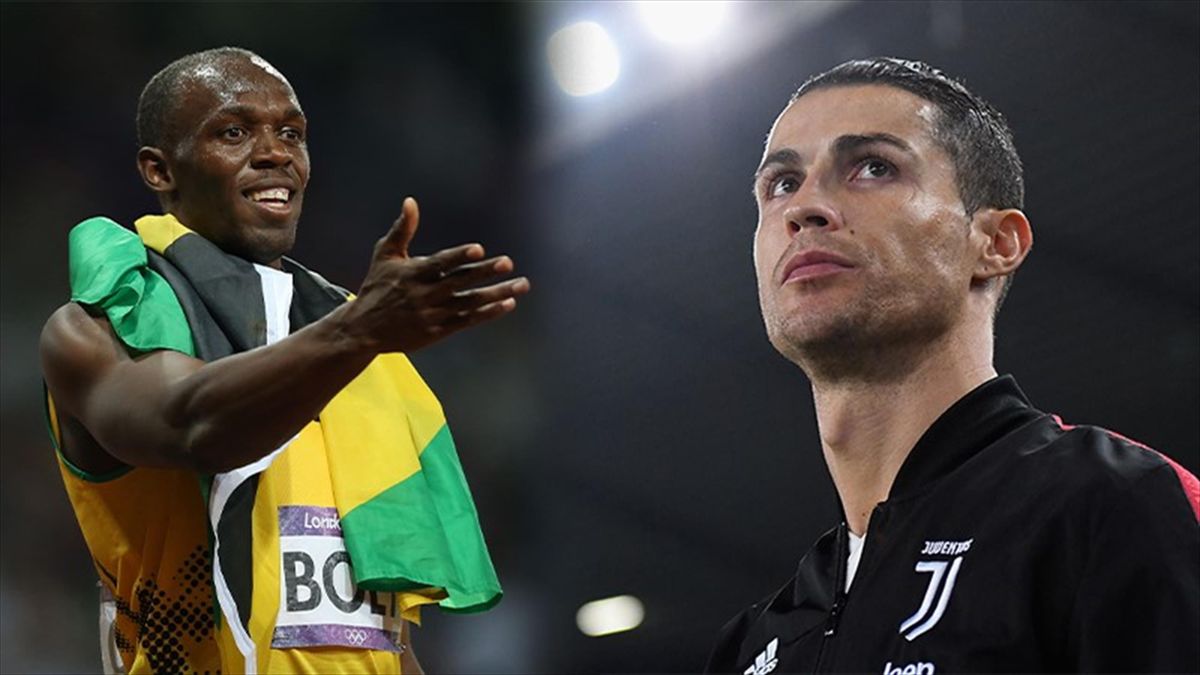 Usain Bolt și Cristiano Ronaldo