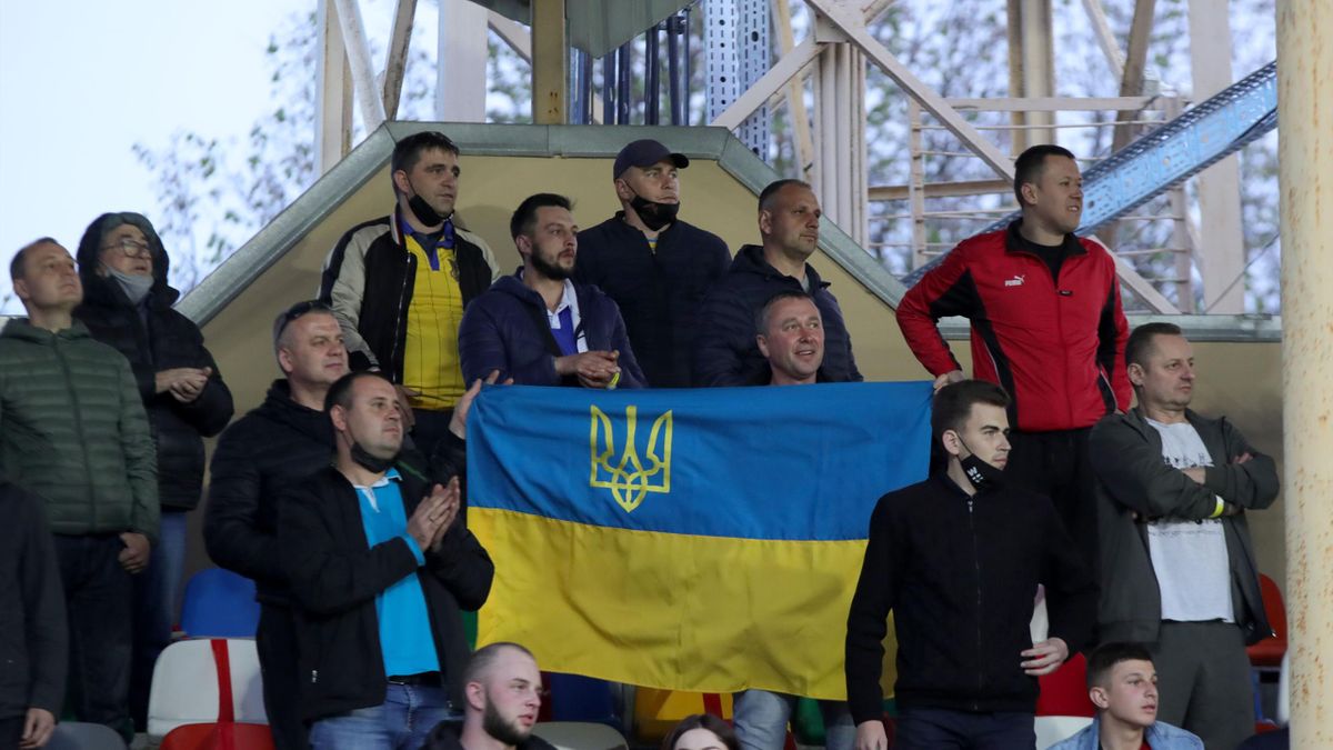 Украинские болельщики