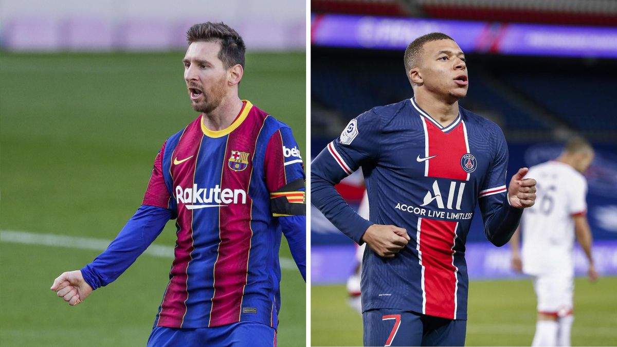 How Lionel Messi Moving From Barcelona To Psg Could Send Kylian Mbappe To Real Madrid Paper Round Eurosport