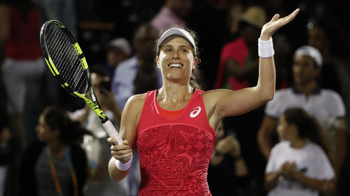 Johanna Konta ousts Venus Williams to set up Caroline Wozniacki final in  Miami Open - Eurosport