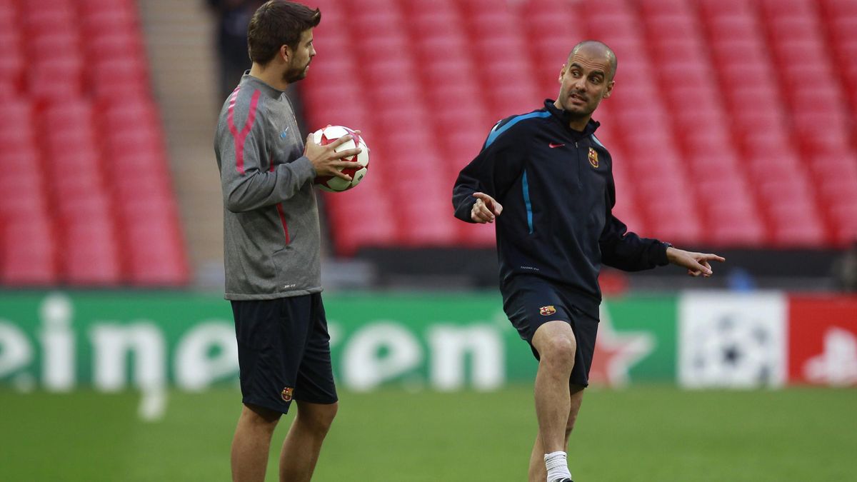 Pique: Pep Guardiola taught us a new kind of football - Eurosport