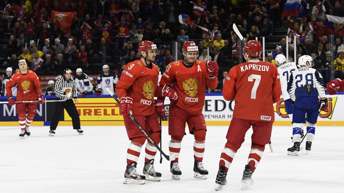 Eishockey Wm Russland Startet Mit Kantersieg Kanada Verliert Eurosport