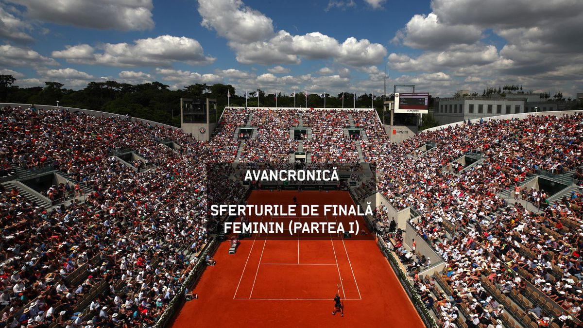 A general view inside court Suzanne Lenglen - Avancronica QF F 1