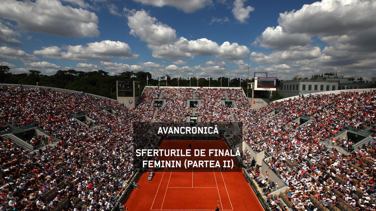 A general view inside court Suzanne Lenglen - Avancronica QF F 2