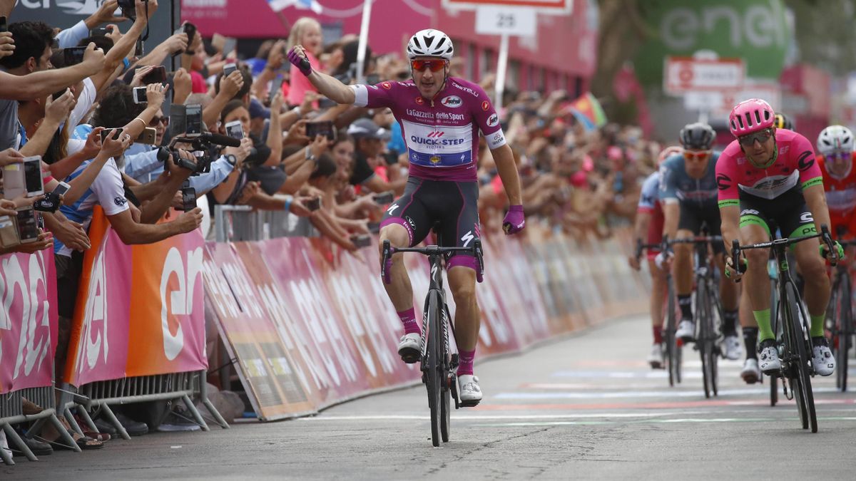 Elia Viviani, third stage, Giro 2018