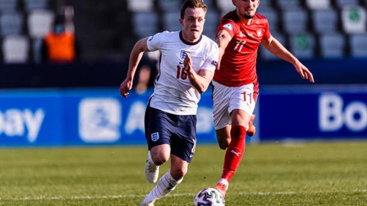 Imagine din Anglia-Elveția 0-1 (Campionatul European U21)