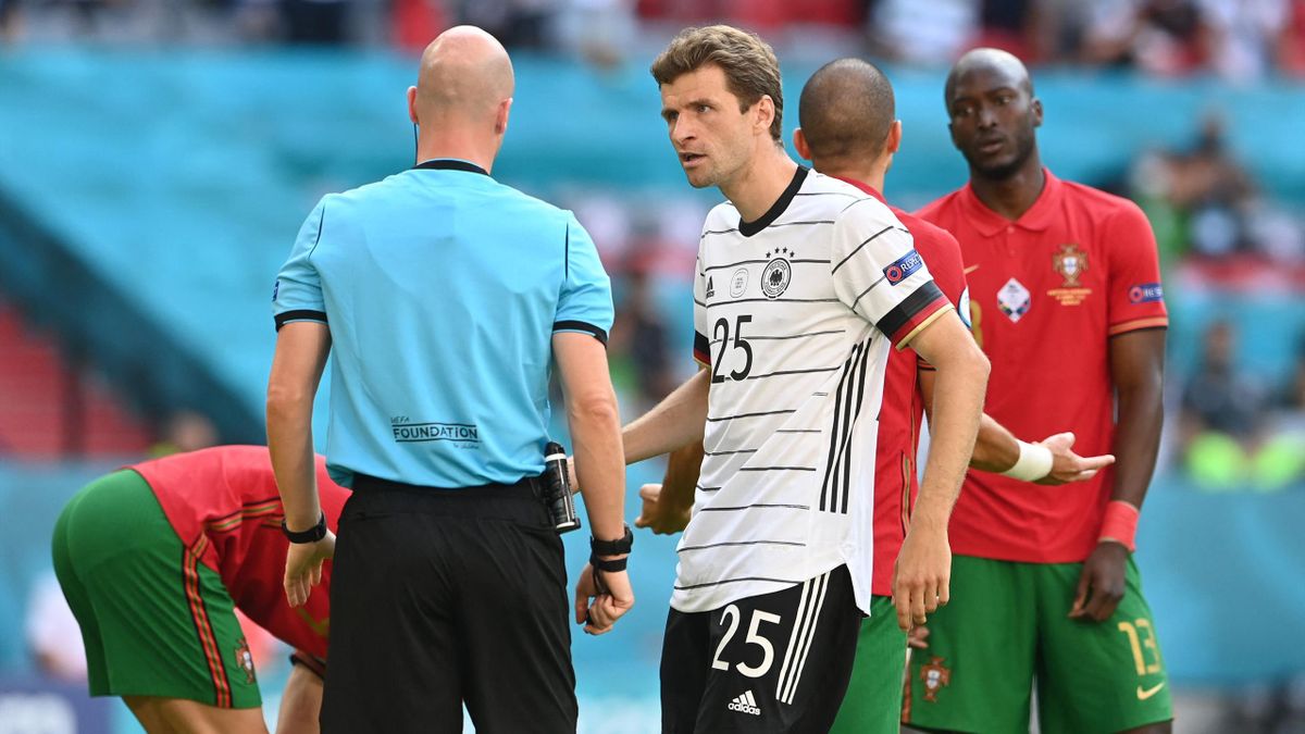 Thomas Müller (Deutschland) im Spiel gegen Portugal