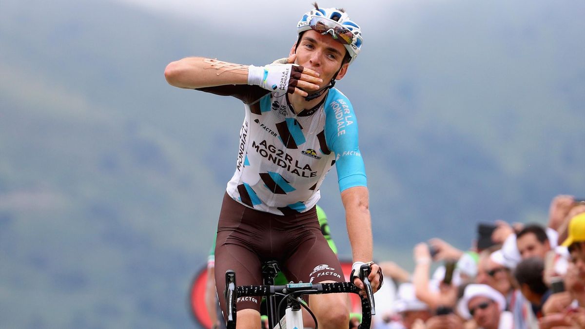 Romain Bardet vainqueur de la 12e étape à Peyragudes devant Rigoberto Uran et Fabio Aru
