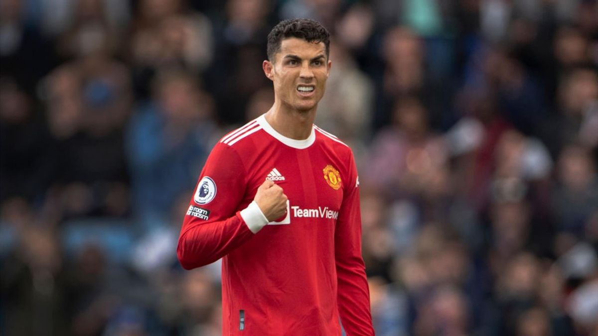 Cristiano Ronaldo con la maglia del Manchester United - Stagione 2021-22