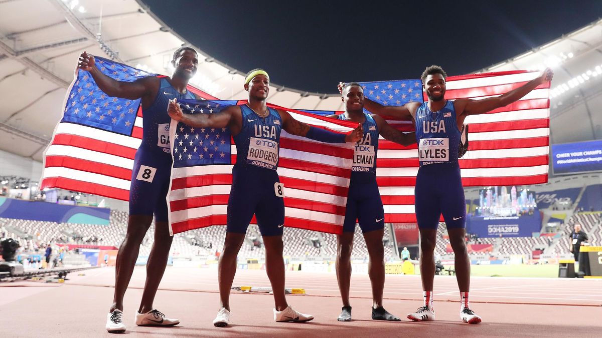 Athletics News Christian Coleman Noah Lyles Help Us End Relay Gold Drought Eurosport