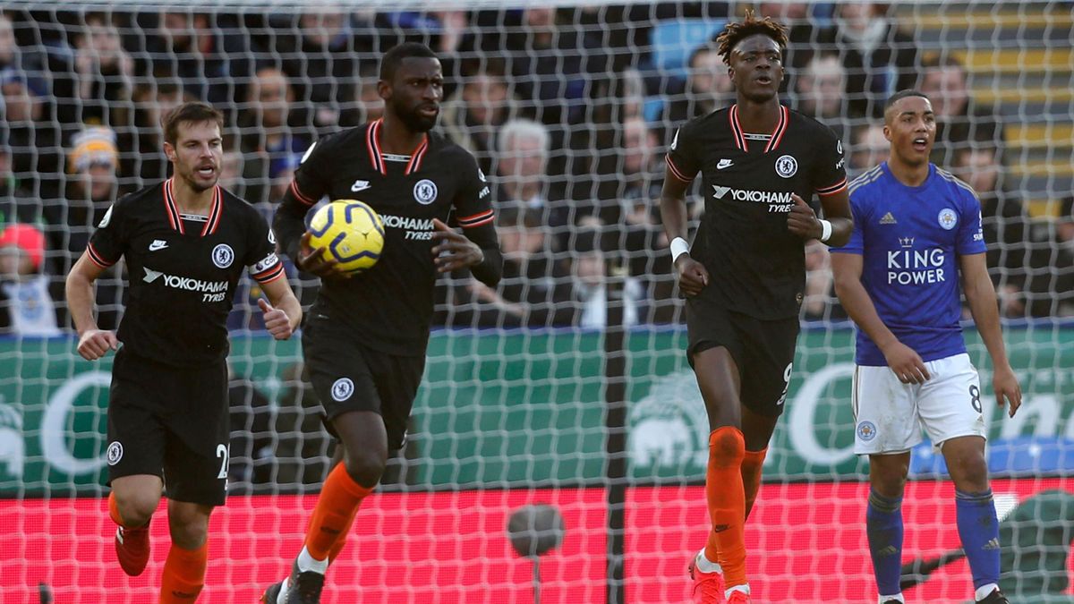 Football News Antonio Rudiger Spares Caballero Blushes As Chelsea Scrape Draw Against Leicester Eurosport
