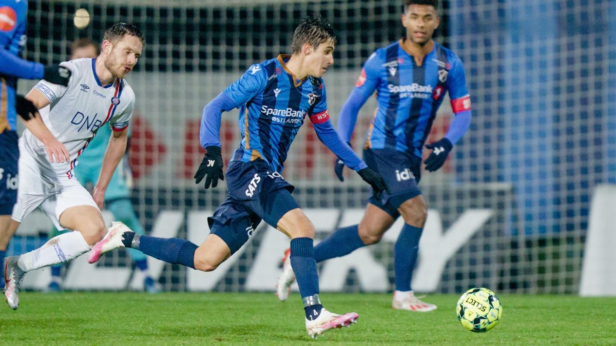 Kaloyan Kostadinov under fjorårets oppgjør mellom Stabæk og Vålerenga på Nadderud stadion.