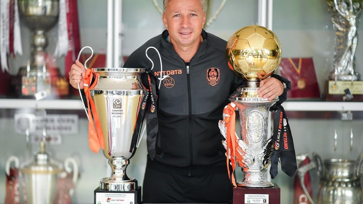Dan Petrescu va rămâne la CFR Cluj, spune patronul clubului din Gruia