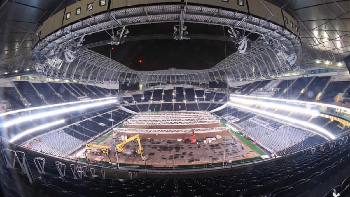Football News Mauricio Pochettino Confident New Spurs Stadium Will Be Ready By Christmas Eurosport
