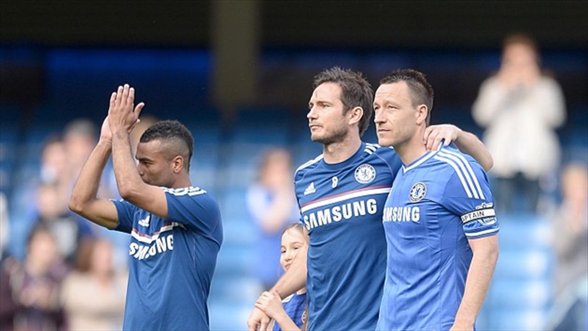 Chelsea's Ashley Cole, Frank Lampard and John Terry, pictured from left to right, face an uncertain summer