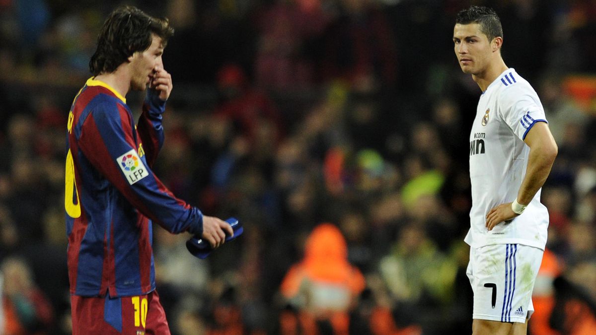 Lionel Messi und Cristiano Ronaldo im Jahr 2010