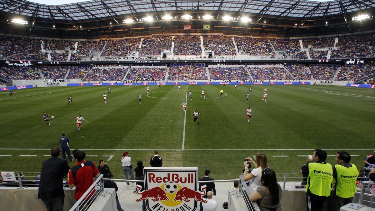 Red Bull Arena as the New York Red Bulls of Major League Soccer
