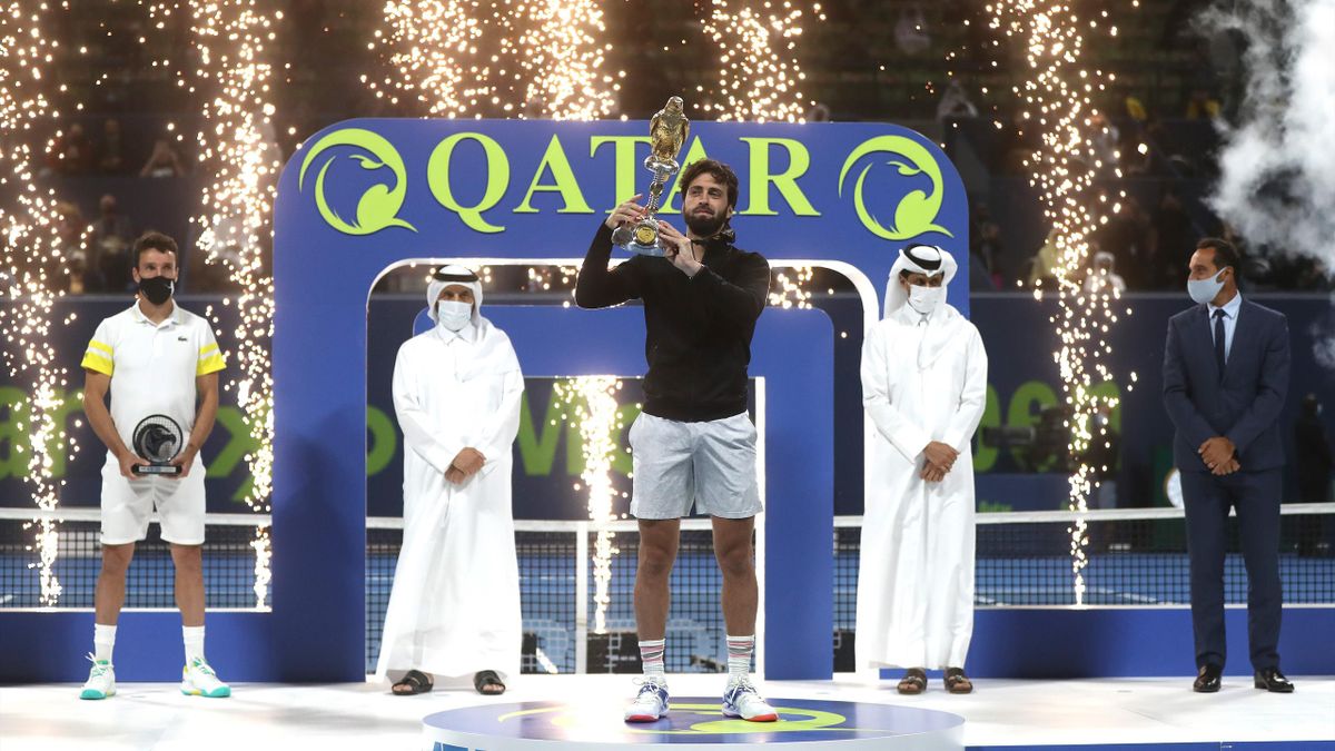 Nikoloz Basilashvili siegt beim ATP-Turnier von Doha 2021