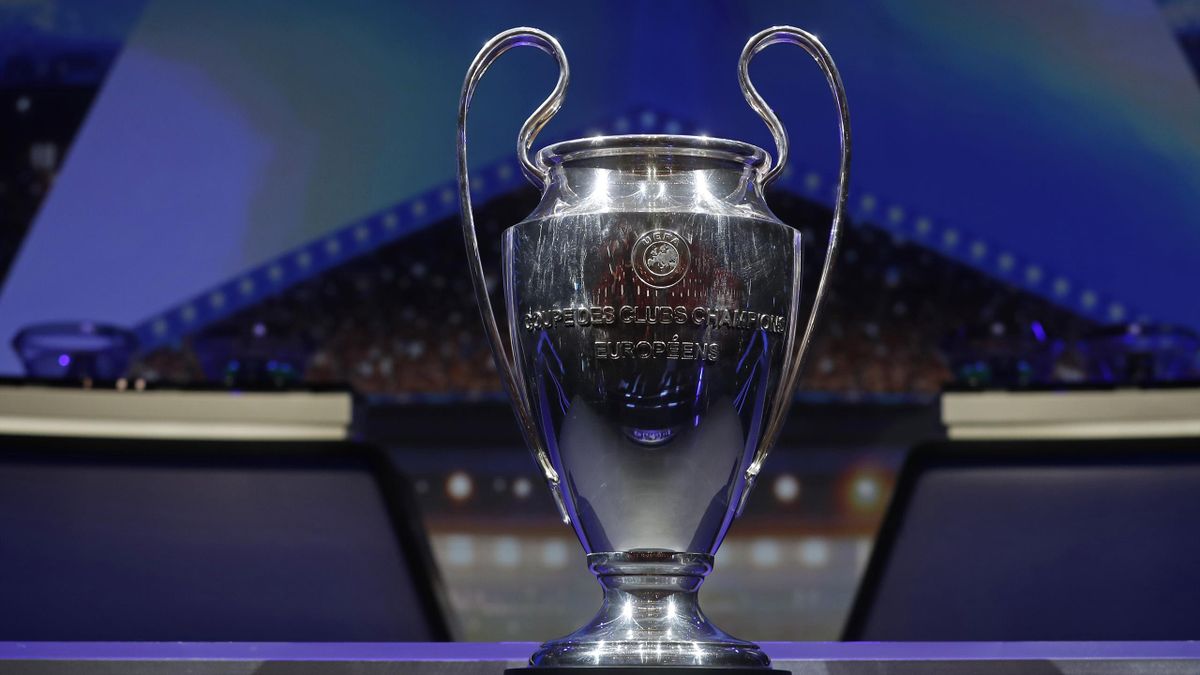 The Champions League Trophy stands on display during the UEFA Champions League Group stage draw ceremony, at the Grimaldi Forum, Monte Carlo in Monaco, on August 24, 2017. (Photo by TF-Images/TF-Images via Getty Images)