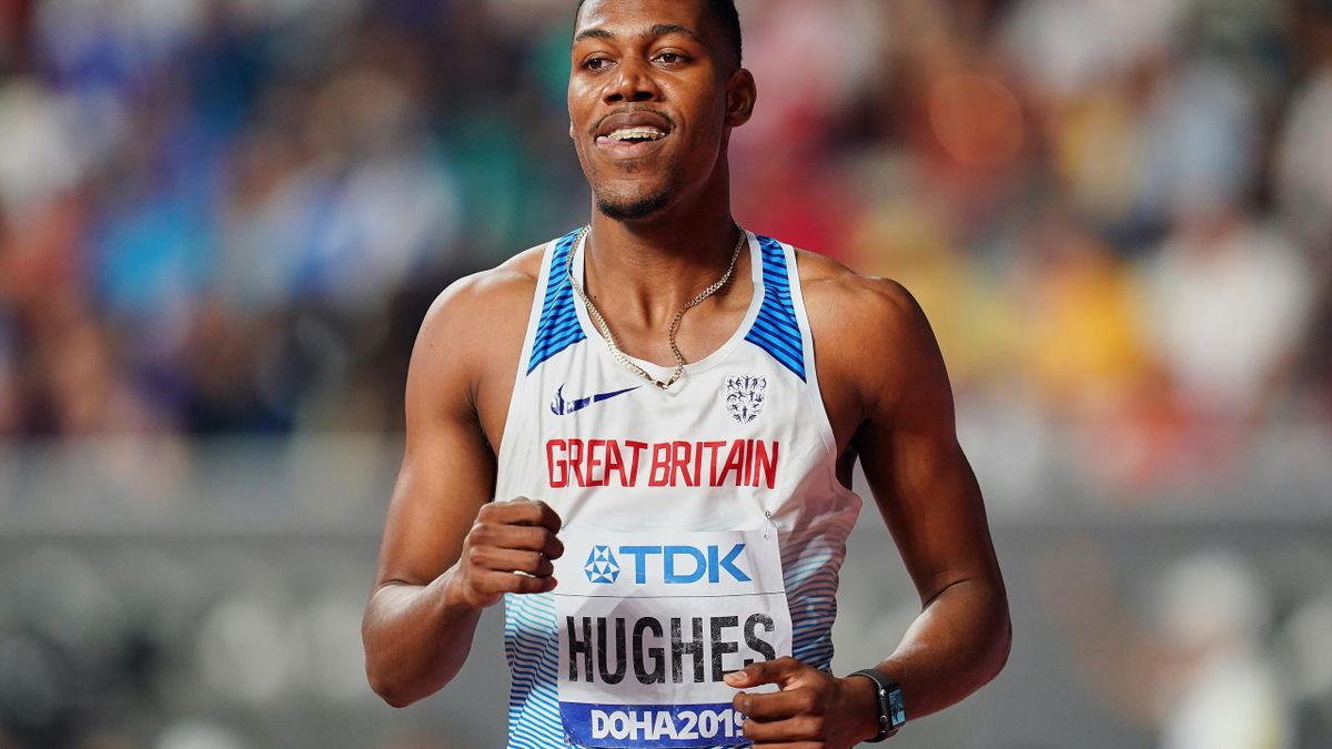 Tokyo 2020 Huge Shock As Favourite Trayvon Bromell Crashes Out In 100m Semis Gb S Zharnel Hughes Makes Final Eurosport