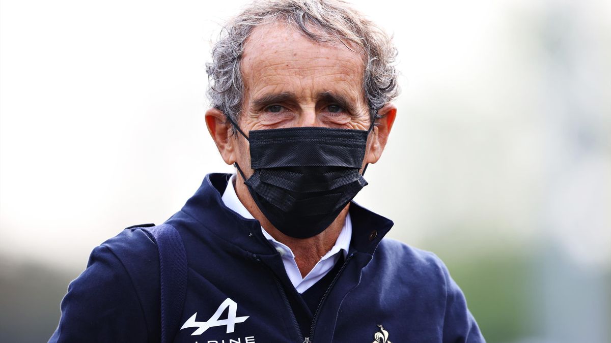 Alain Prost au Grand Prix d'Emilie Romagne en 2021.