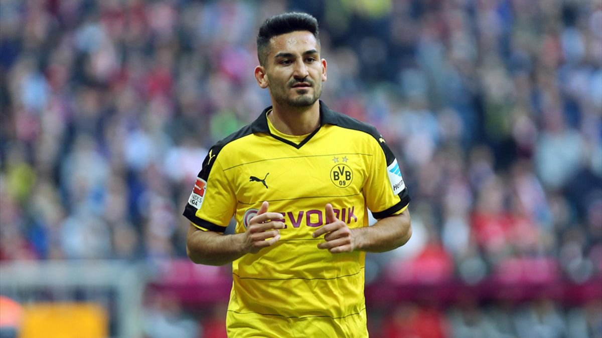 Carte Postale Autographe Originale Signée Ilkay Gündogan - BVB Borussia Dortmund
