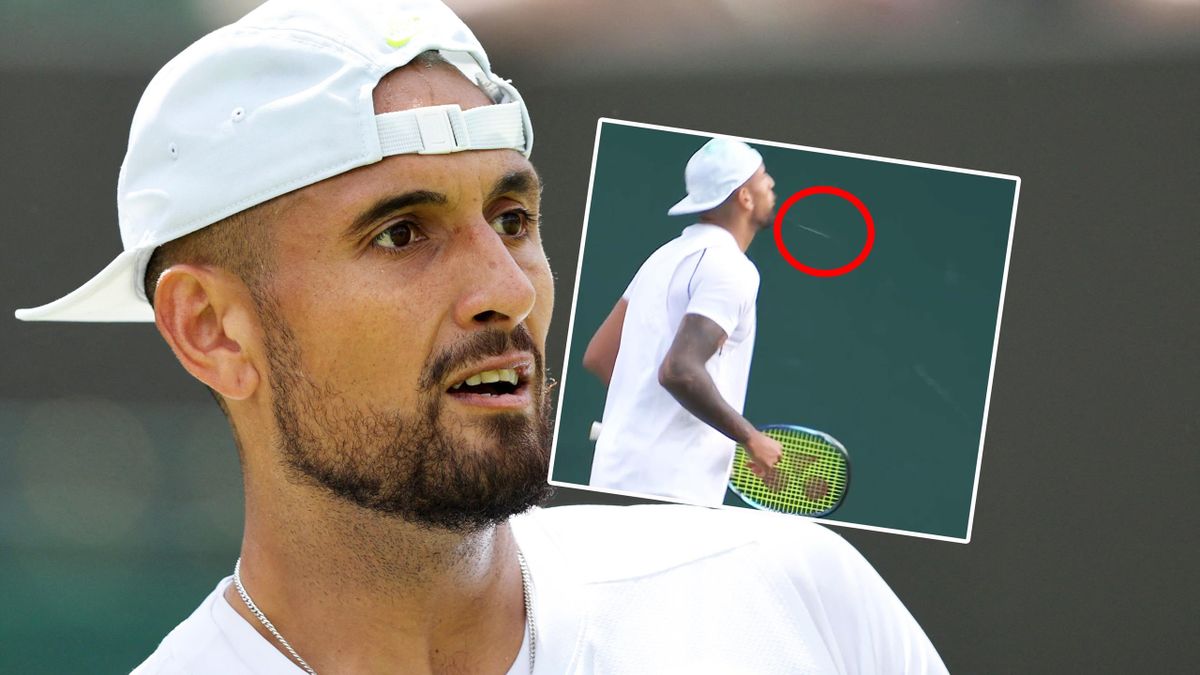 Nick Kyrgios in spitting controversy at Wimbledon
