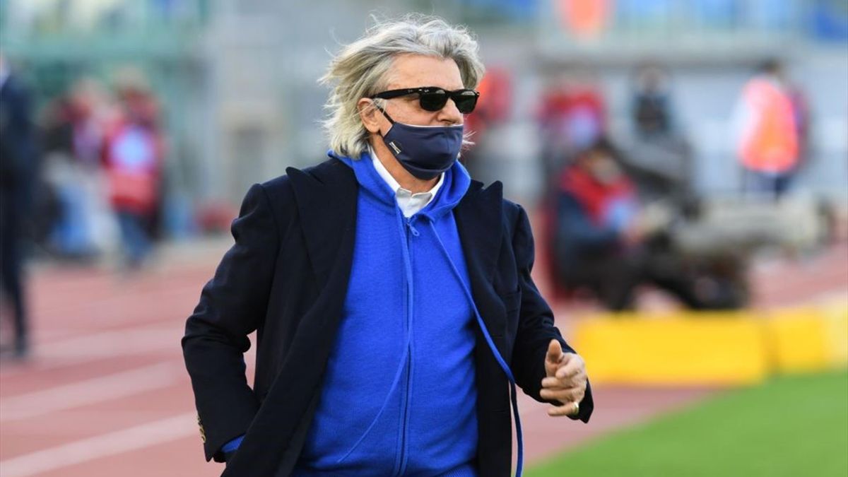 Il presidente della Sampdoria, Massimo Ferrero