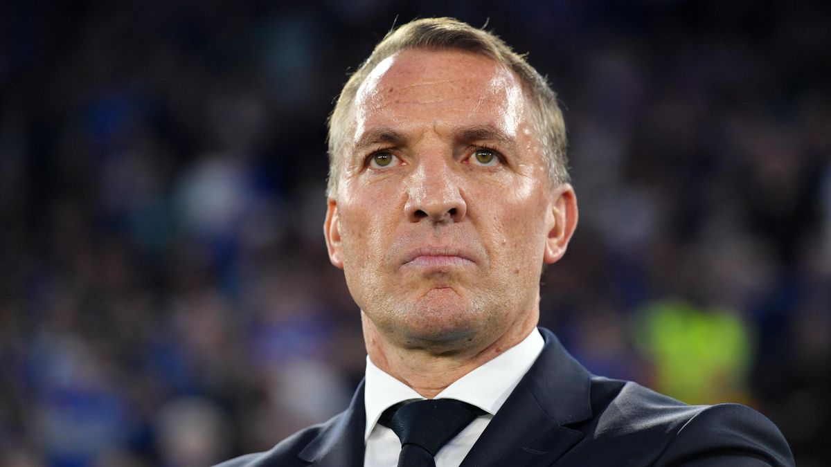 Leicester City Manager Brendan Rodgers ahead of the Premier League match between Leicester City and Manchester United at King Power Stadium on September 1, 2022 in Leicester, England.