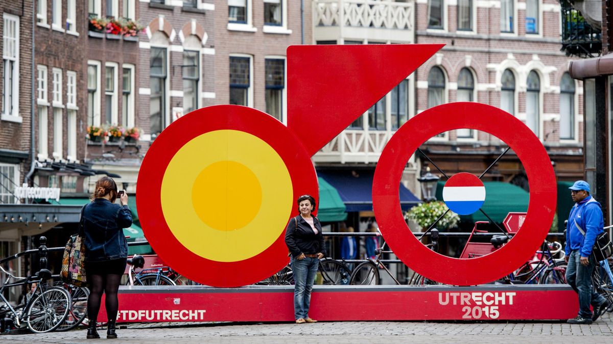 Utrecht, ville du grand départ, fête le Tour de France 2015