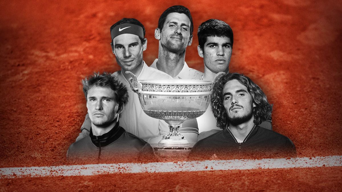 Le club des cinq favoris au titre à Roland-Garros.