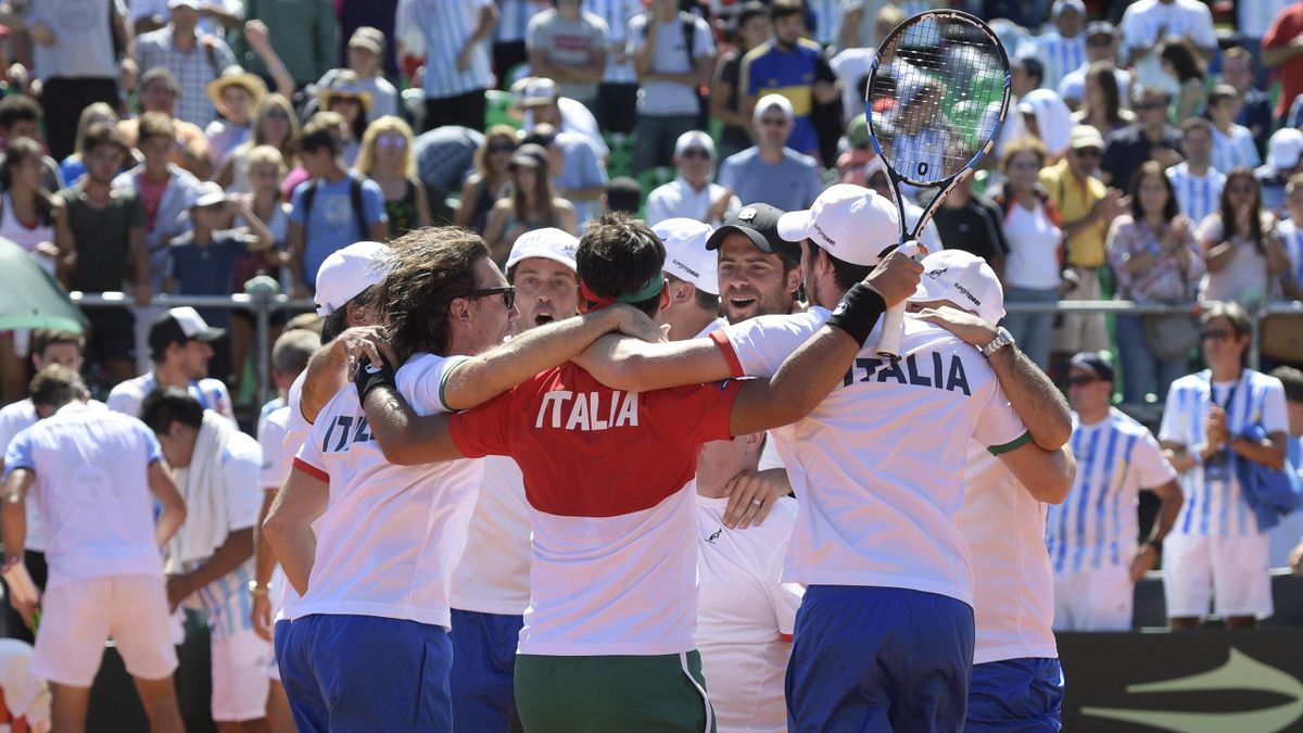 Italien schlägt Argentinien im Davis Cup mit 3:2