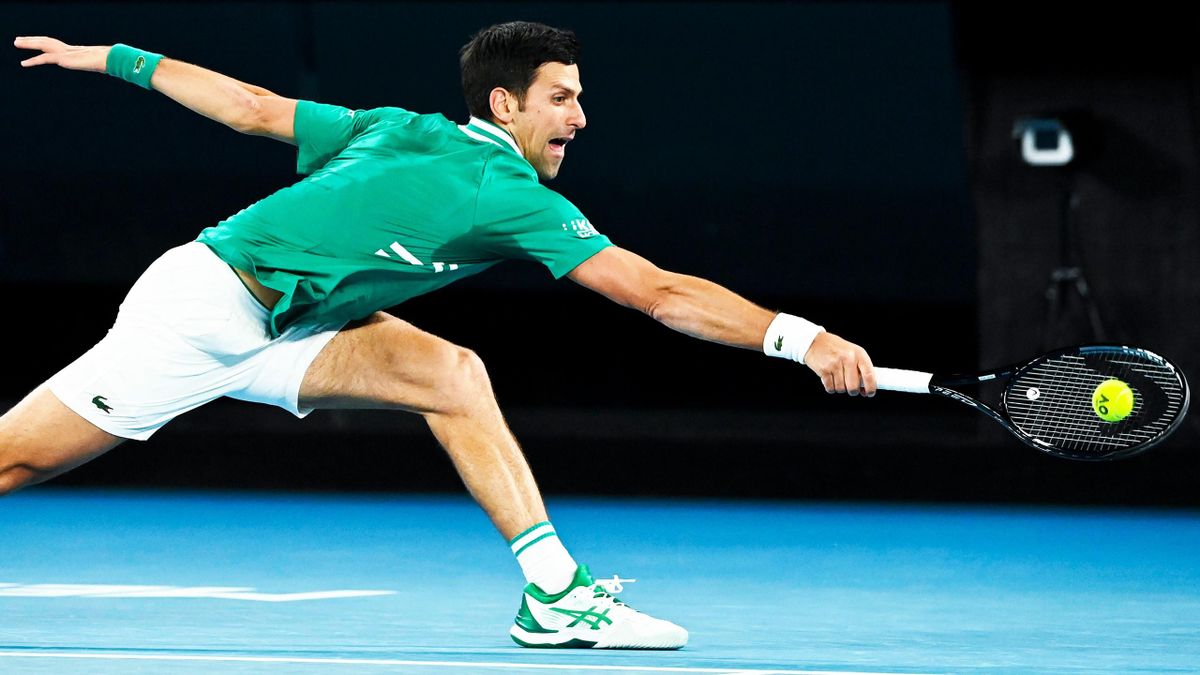 Novak Djokovic bei den Australian Open